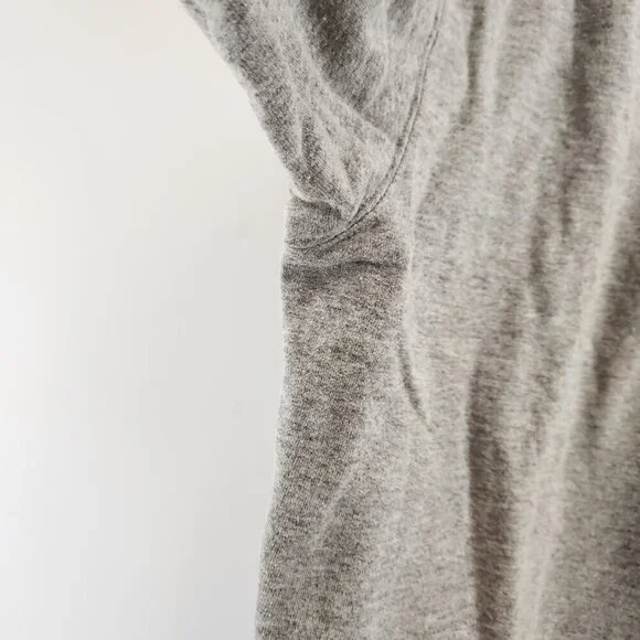 Roots Athletic Mens 1/4 Zip Sweatshirt Heathered Gray - Picture 4 of 11